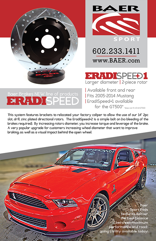 Flyer about EradiSpeed+1 front and rear rotors